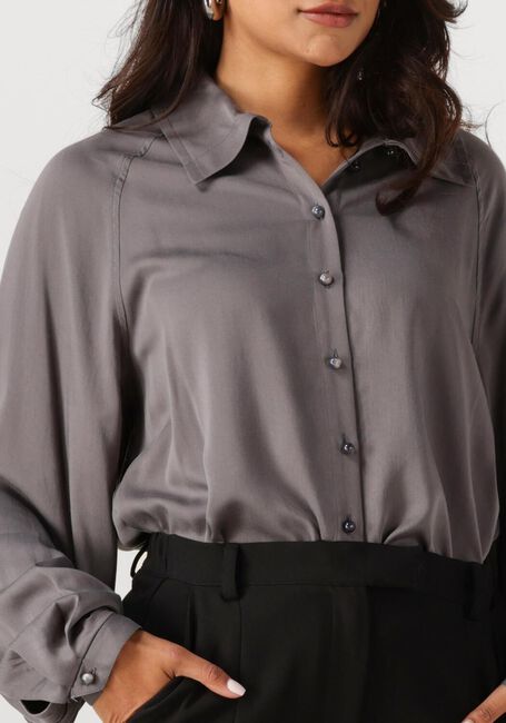 Grijze ANOTHER LABEL Blouses ESILIA SHIRT L/S - large
