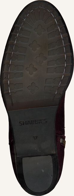 Rode SHABBIES Enkellaarsjes 182020093 Rode SHABBIES Enkellaarsjes 182020093 - large
