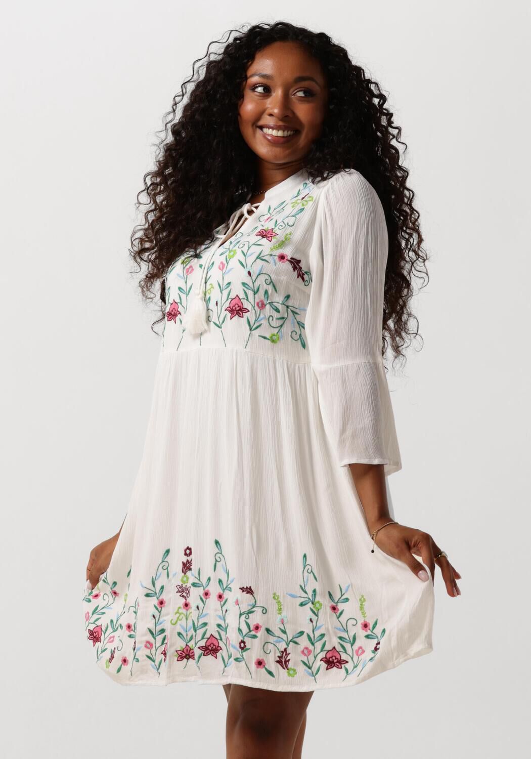 Y.A.S Witte Tuniek Jurk voor Elke Gelegenheid Multicolor Dames