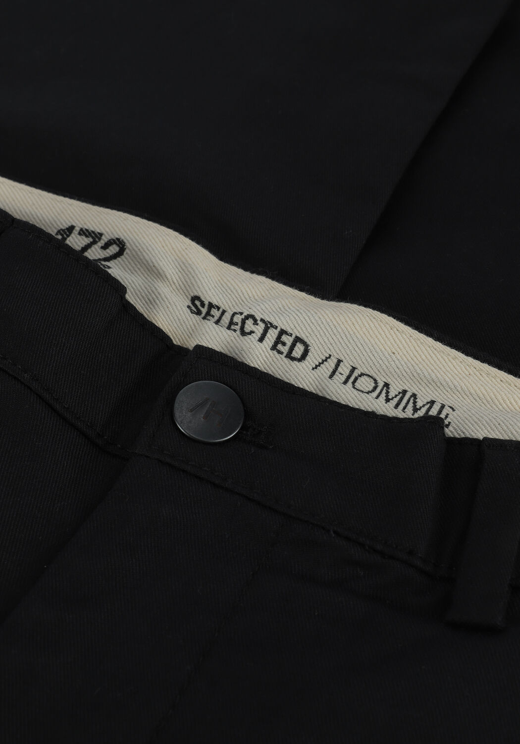 Zwarte SELECTED MEN Chino SLHSLIMTAPE-REPTON 172 FLEX PA - large