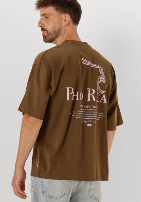 Khaki WOODBIRD T-shirt WBBEAM PHO TEE - large