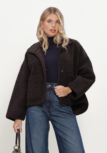 Bruine KNIT-TED Jassen JILL JACKET - large