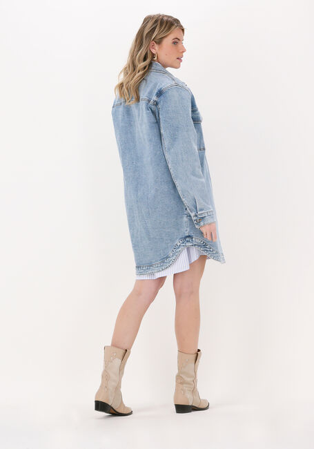 Lichtblauwe OBJECT Spijkerjas OBJALORA DENIM JACKET - large