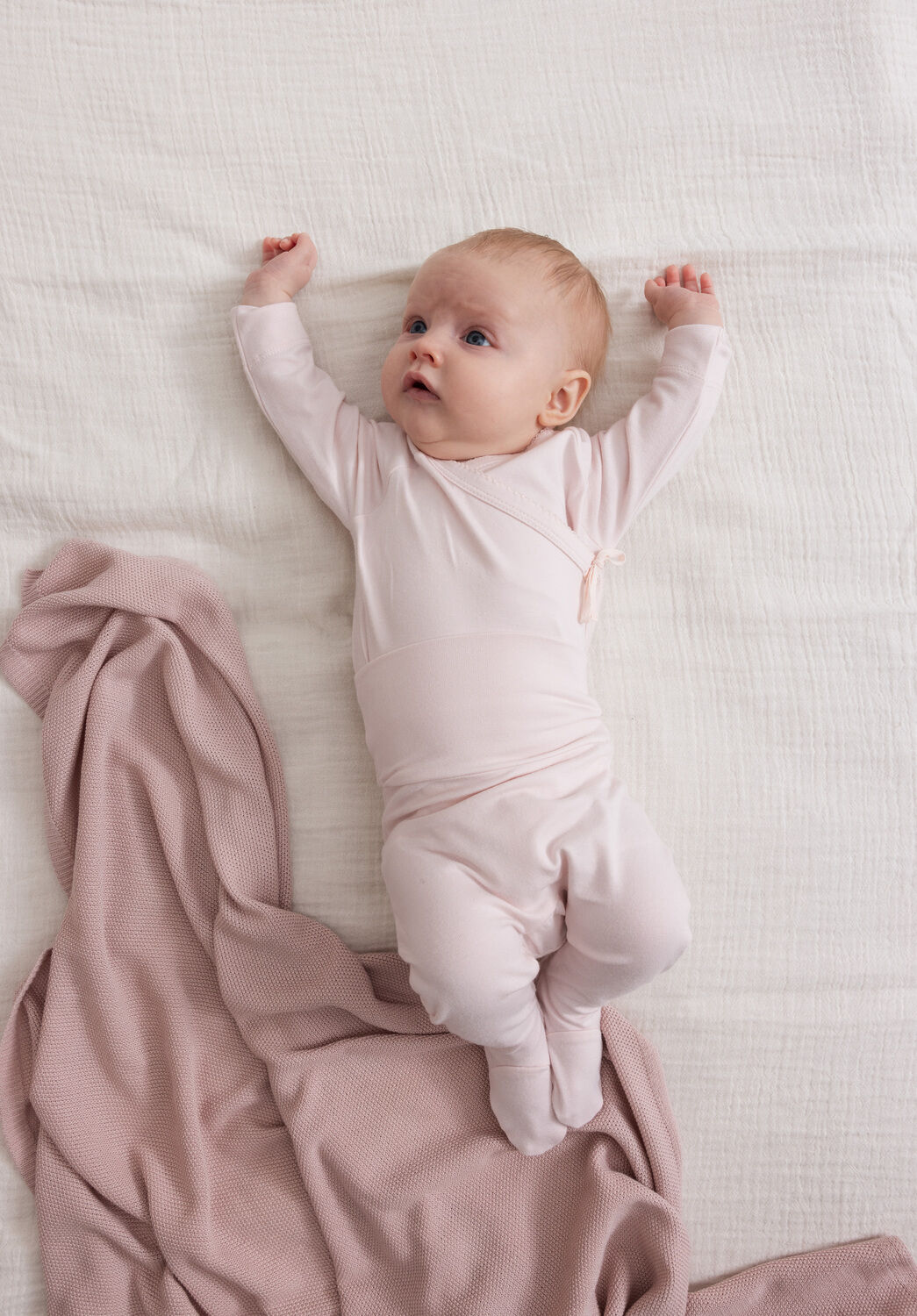 Lichtroze MARMAR COPENHAGEN T-shirt TUT WRAP LS - large