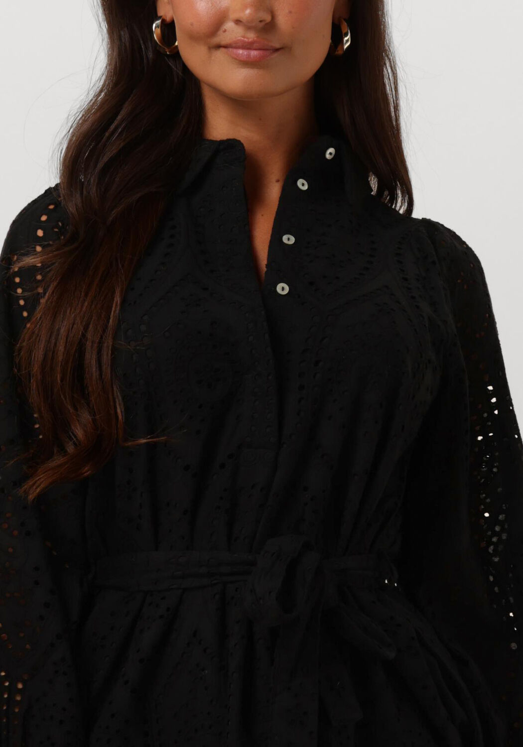 Y.A.S. Dames Jurken Yasholi Ls Belt Dress Zwart