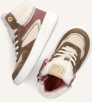 Taupe RED-RAG Hoge sneakers 13324 Taupe RED-RAG Hoge sneakers 13324 - medium