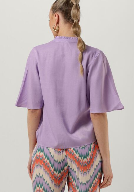 Paarse FREEBIRD Blouses WV-WASH-SATIN-VIS-23-1.1 - large
