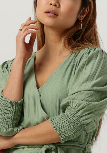 Groene MINUS Mini jurk SALMIA SHORT DRESS 3/4 - large