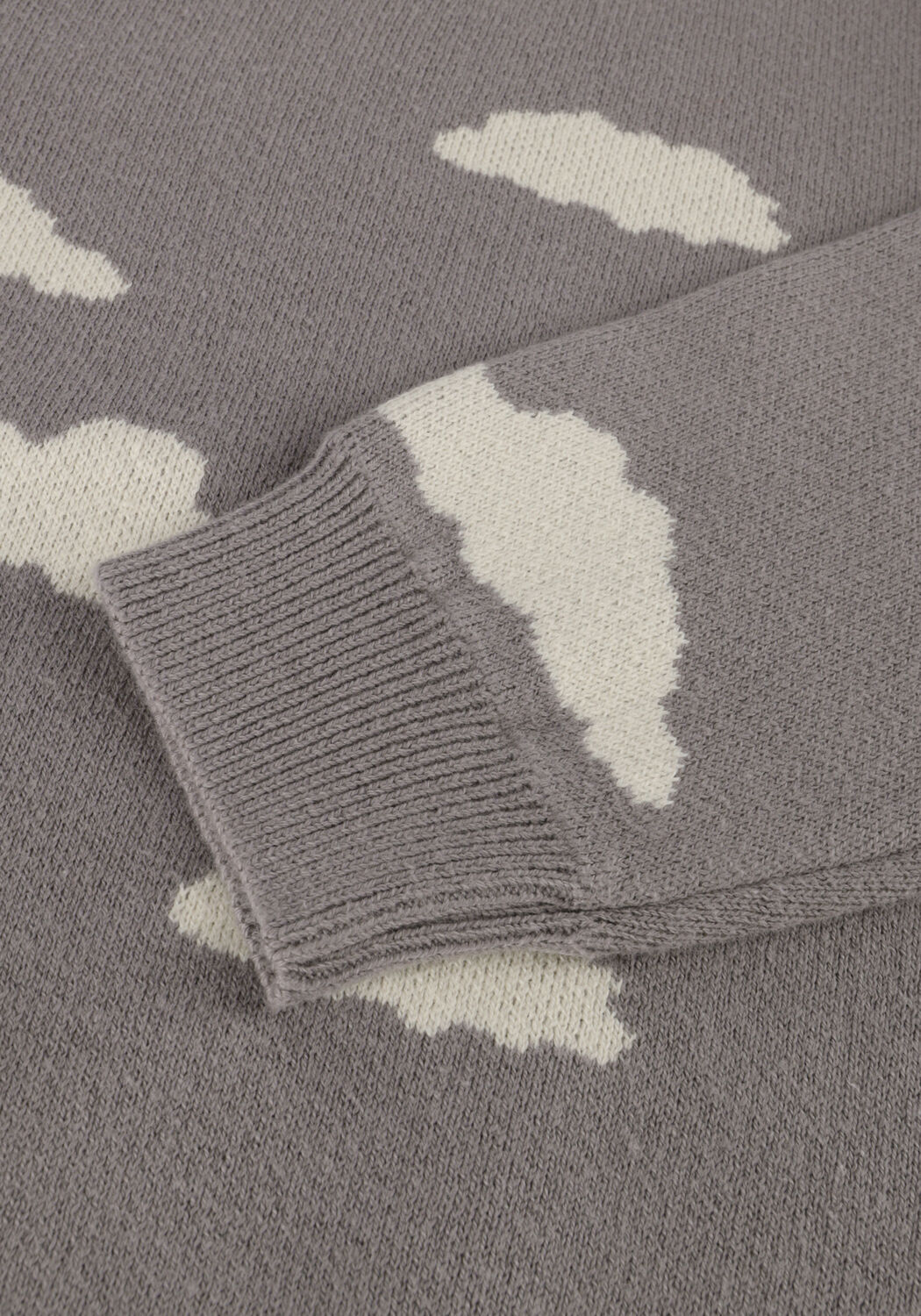 Grijze LIL' ATELIER Trui NMMLAMAO DAM KNIT - large