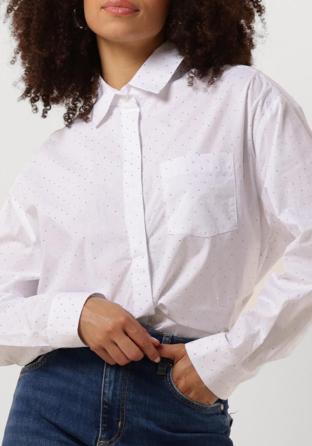 LIU JO Dames Blouses Camicia Over Wit