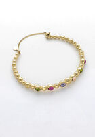 Goudkleurig NOTRE-V Armbanden BANGLE STONE MULTI - medium
