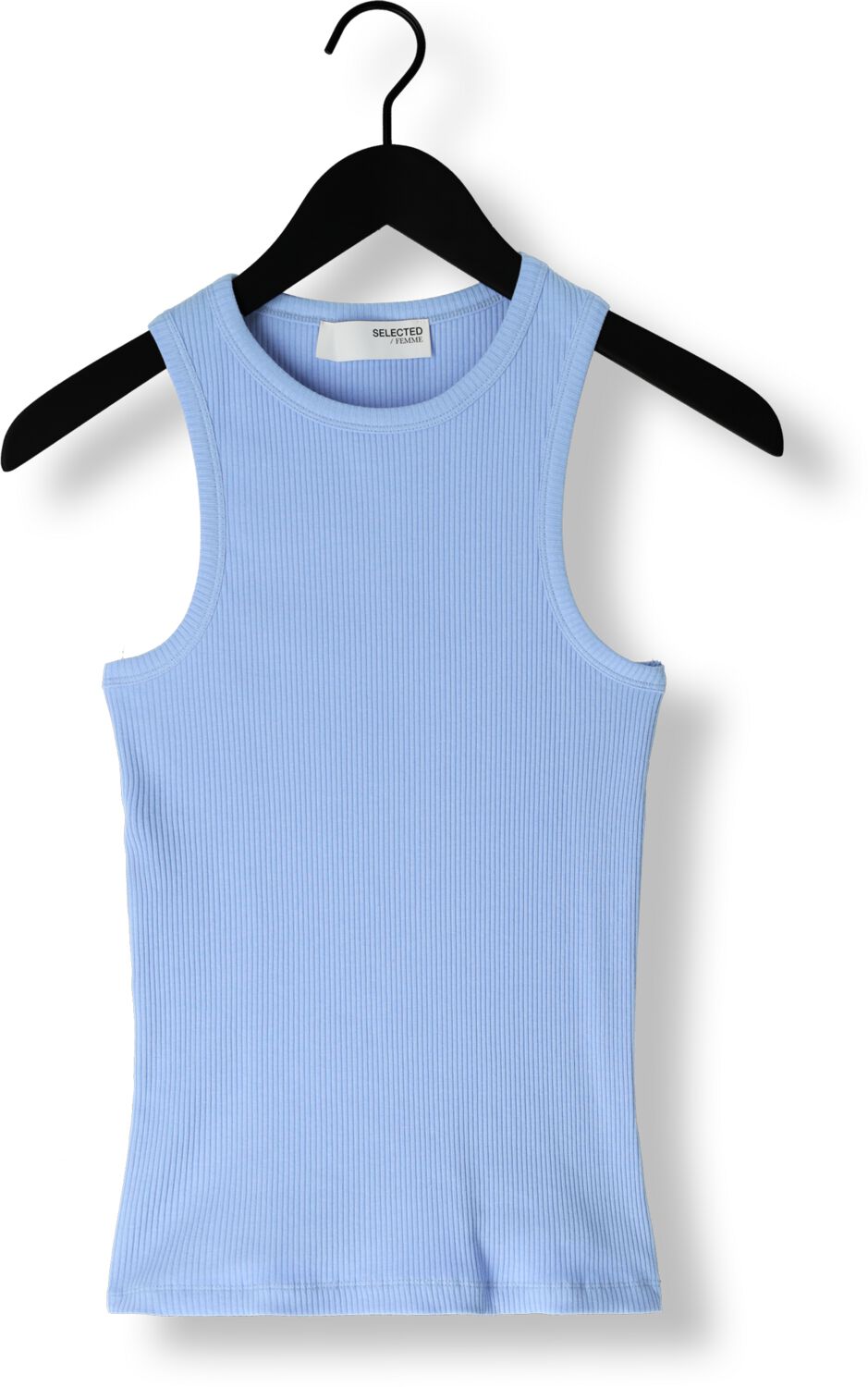 SELECTED FEMME Dames Tops & T-shirts Slfanna O-neck Tank Top Blauw