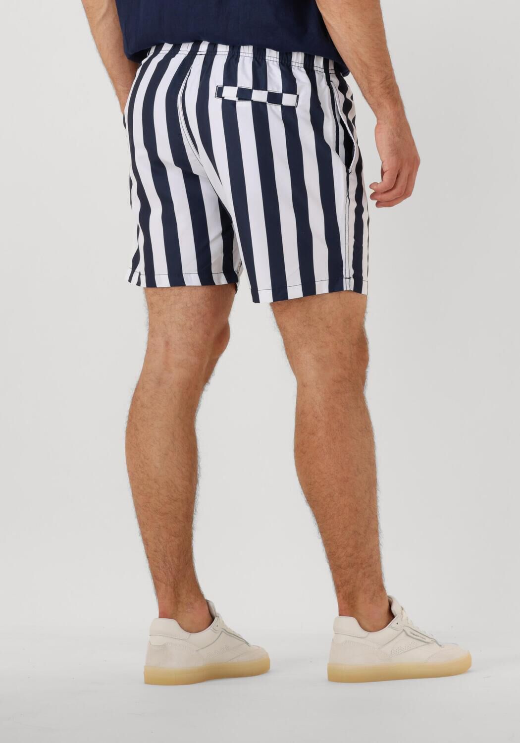 SHIWI Heren Zwembroeken Men Swimshort Broad Stripe Blauw