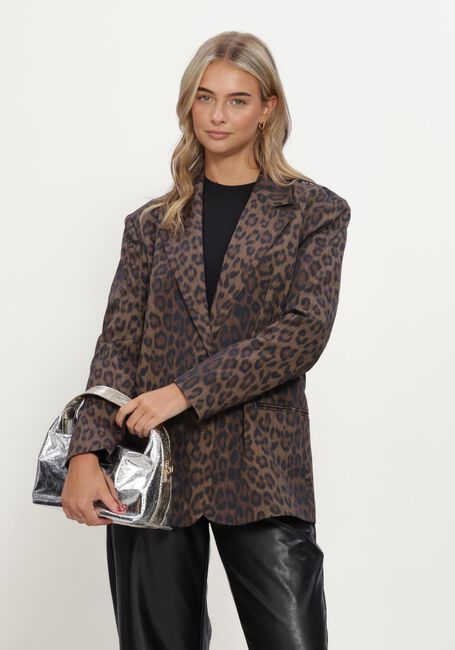 Zwarte ALIX THE LABEL Blazers LADIES WOVEN ANIMAL BLAZER - large