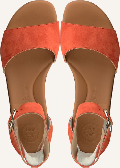 Oranje PAUL GREEN Platte sandalen 7386 Oranje PAUL GREEN Platte sandalen 7386 - large