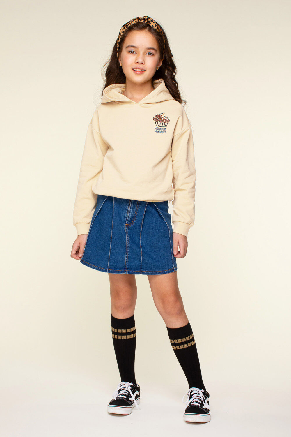 MOODSTREET Meisjes Truien & Vesten Hoody Shauni Beige