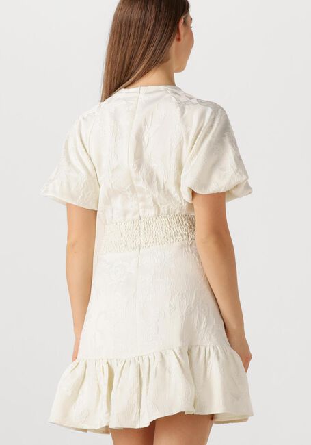 Witte NEO NOIR Mini jurk SULLI JACQUARD DRESS - large