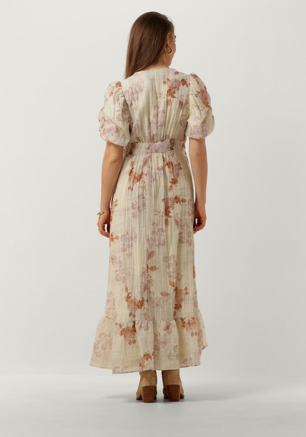 NEO NOIR Dames Jurken Rilana Airy Floral Dress Creme