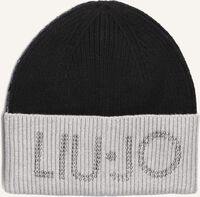 Zwarte LIU JO Muts COLOR BLOCK - medium