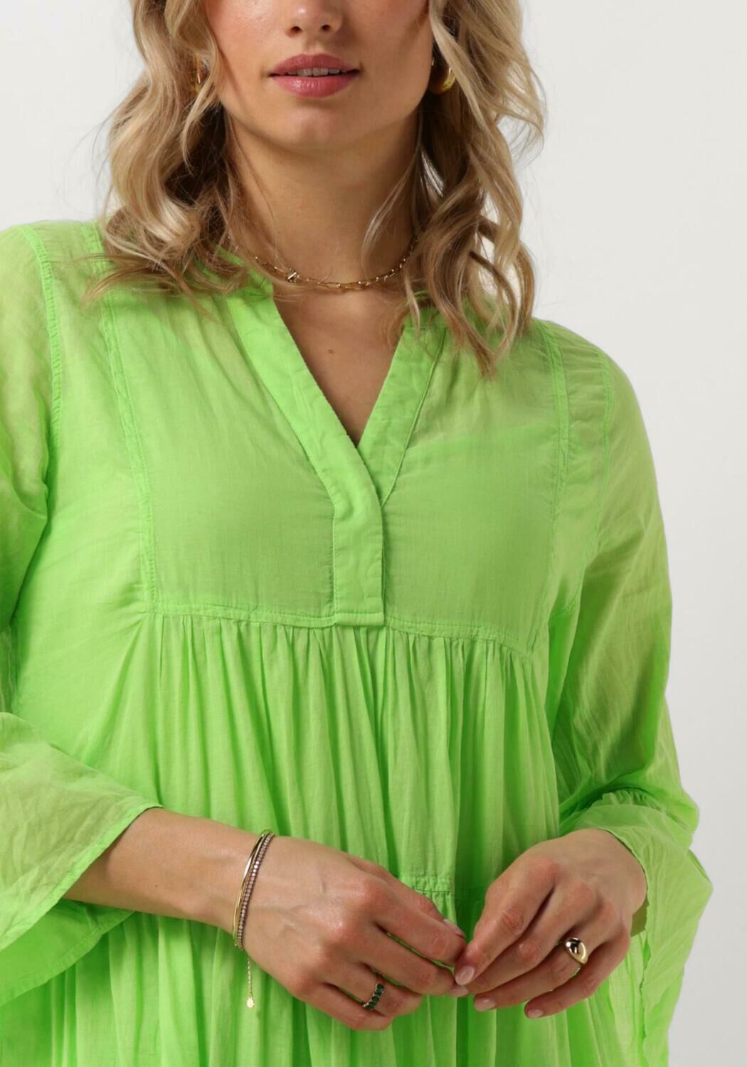 lime devotion maxi jurk manousia