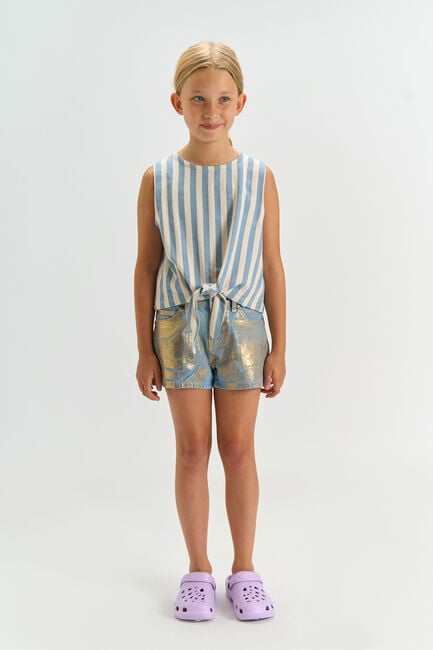 Blauwe THE NEW Top TNTALIA - large