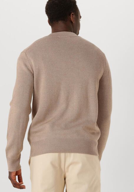 Beige SELECTED HOMME Vest SLHTRAY LS MERINO CHUNKY V-NECK CARDIGAN - large