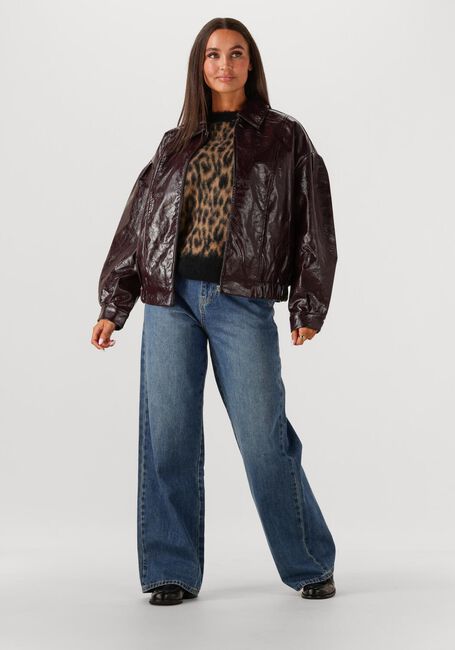 Bruine WITHBLACK Trui WBLALONDRA LS LEO PULLOVER - large