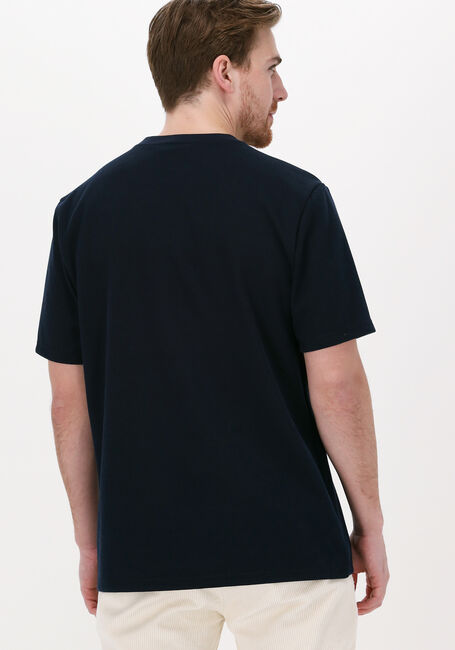 Blauwe COLOURFUL REBEL T-shirt STRUCTURE TEE - large