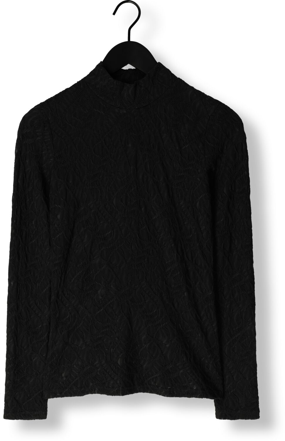 MINUS Dames Tops & T-shirts Msvicenta Rollneck Longsleeve Top Zwart