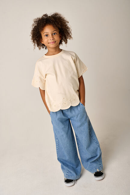 Blauwe TUMBLE 'N DRY Wijde broek MORA - large