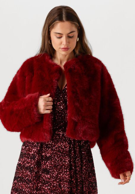 Rode OMODA ATELIER Faux fur jas X IRIS - IMRE - large