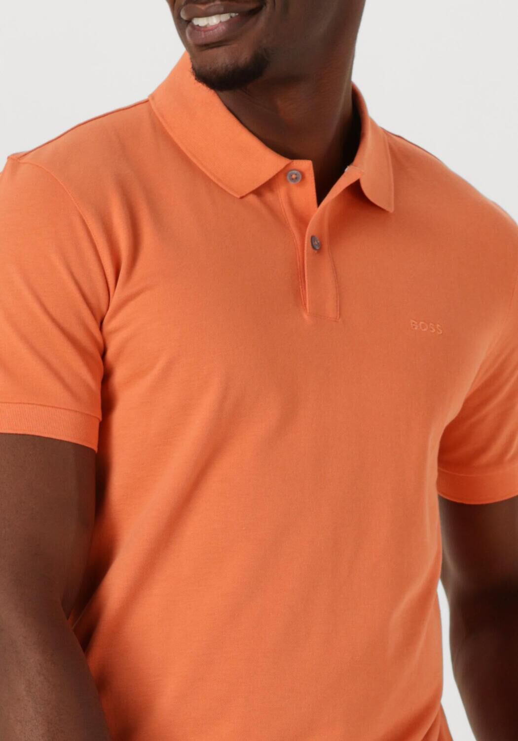 BOSS BLACK Heren Polo's & T-shirts Pallas Oranje
