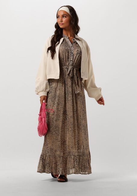 Zand OMODA ATELIER Maxi jurk X FLORINE MAXI DRESS - large