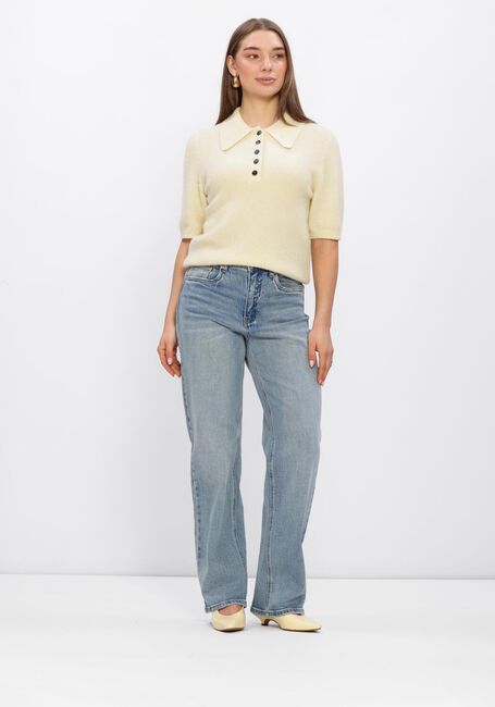 Beige GESTUZ Trui GZALPHA SS POLO PULLOVER - large