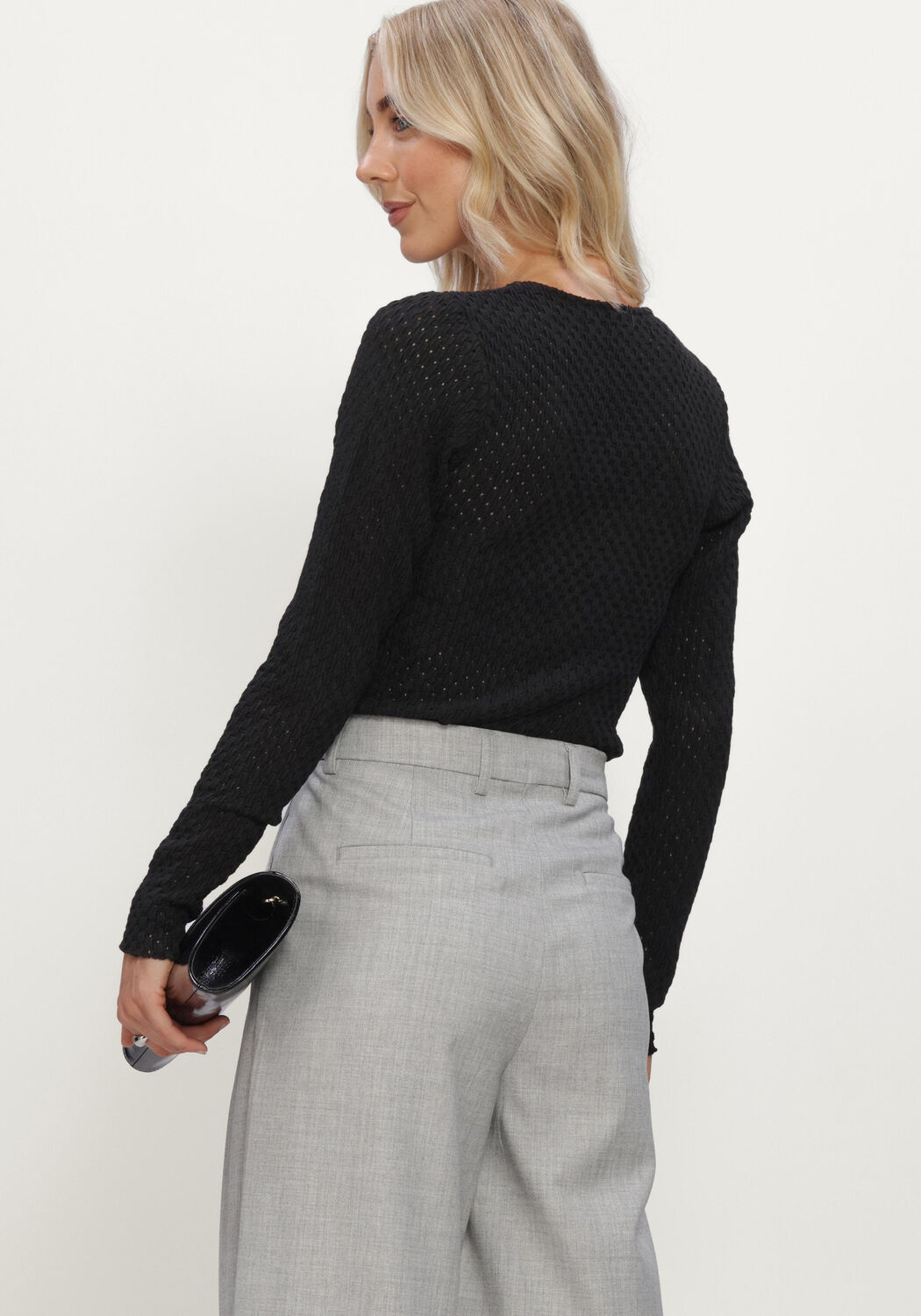 Zwarte COPENHAGEN MUSE Blouses CMBOBBIE-BLOUSE - large