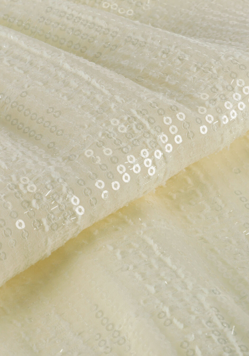 Ecru LIKE FLO Mini jurk MAAN FLO SEQUINCE DRESS - large