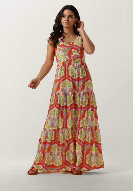 Oranje POM AMSTERDAM Maxi jurk STRAP MARRAKESH SUMMER DRESS - large