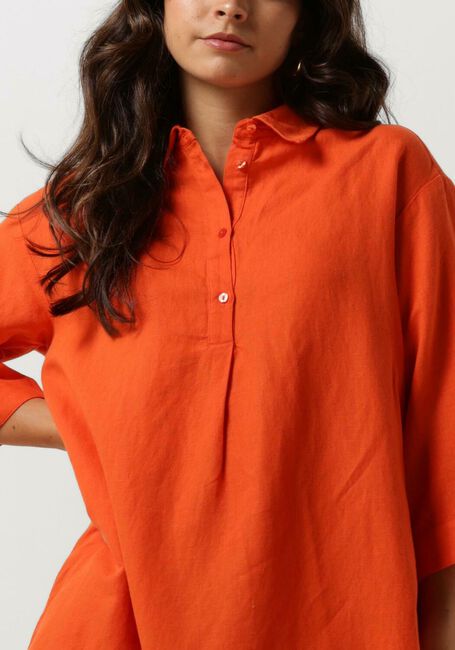 Rode MSCH COPENHAGEN Mini jurk MSCHKUAN MIRILLA 3/4 DRESS - large