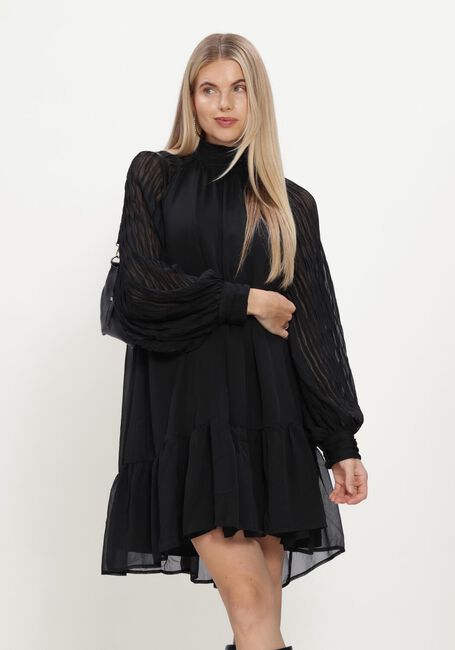 Zwarte Y.A.S. Mini jurk YASOLERA LS DRESS S. - large