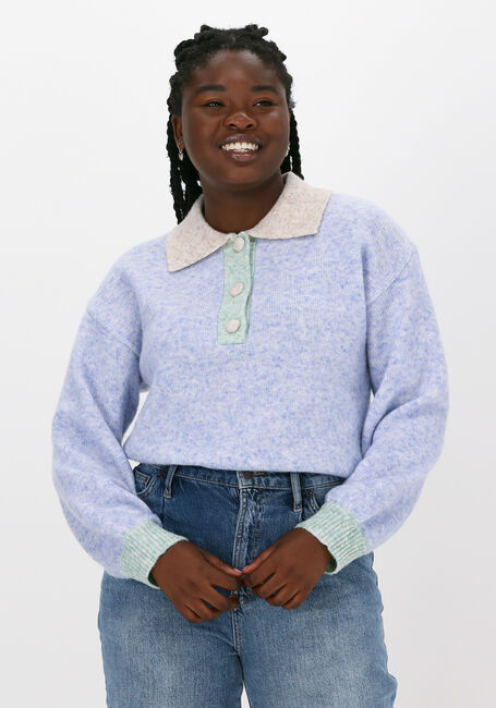 Blauwe ENVII Trui ENAUDETTE KNIT 5249 - large