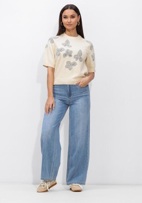 Creme OBJECT Trui OBJLANEY RUBIN SS PULLOVER - large