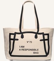 Beige V73 Shopper RESPONSIBILITY SHOPPING MUST Beige V73 Shopper RESPONSIBILITY SHOPPING MUST - medium