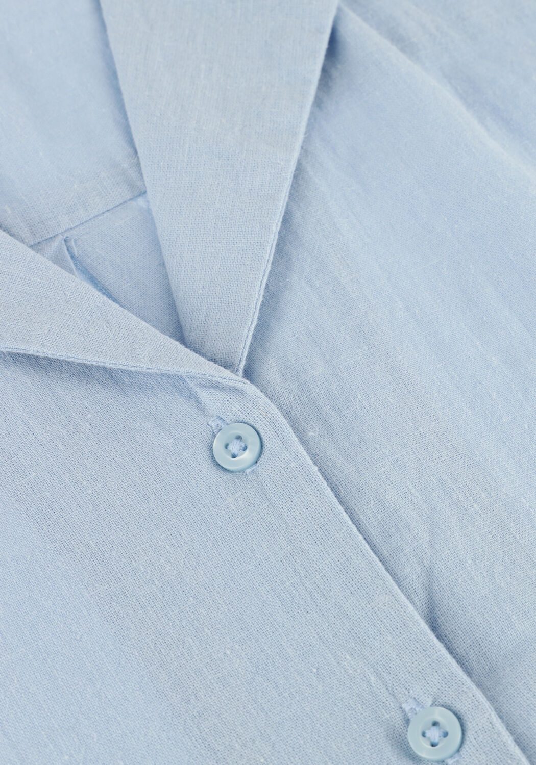 Lichtblauwe SELECTED WOMEN Blouses SLFLUISA 2/4 REVERS SHIRT B - large