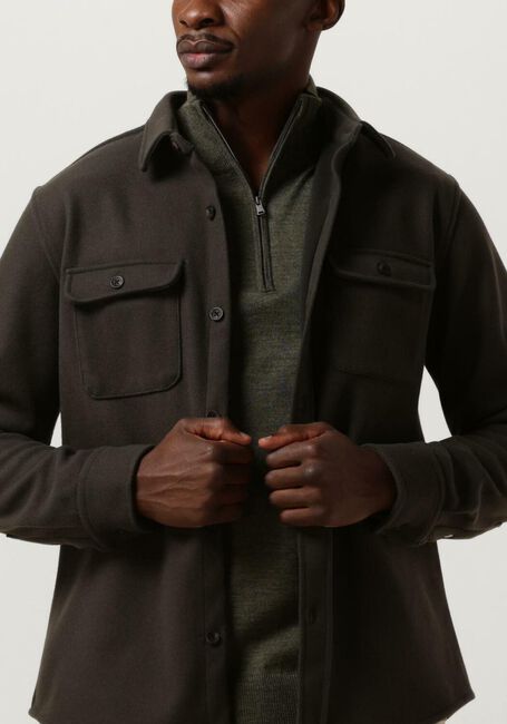 Groene DSTREZZED Overshirt ULRIK OVERSHIRT - large