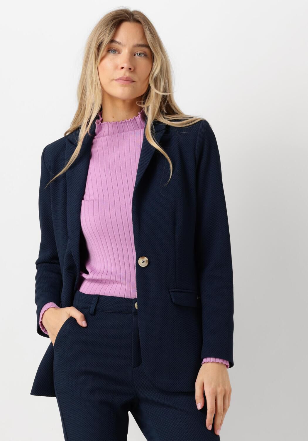 POM AMSTERDAM Dames Blazers Chloe Blazer Blauw
