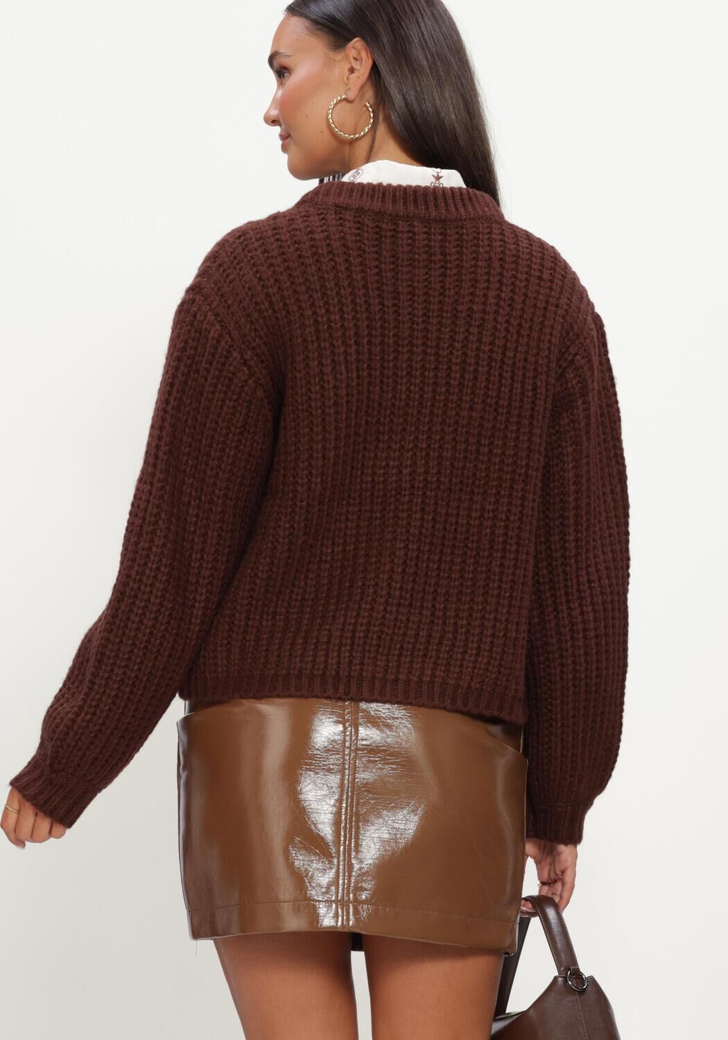 YDENCE Dames Truien & Vesten Cardigan Irene Bruin