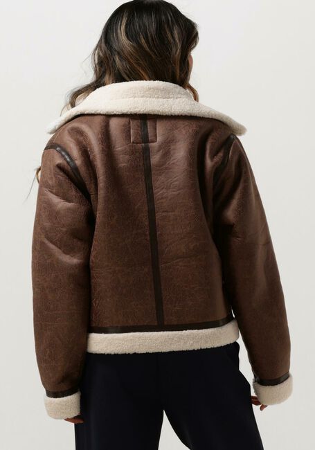 Bruine NEO NOIR Teddy jas SADIE TEDDY JACKET - large