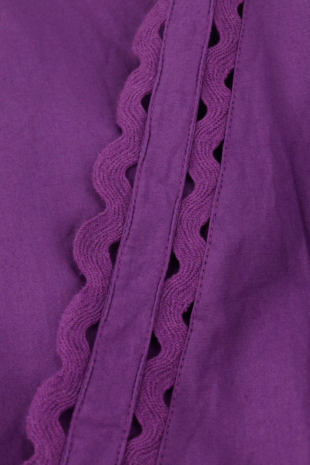 Paarse ANTIK BATIK Mini jurk RODA MINI DRESS - large