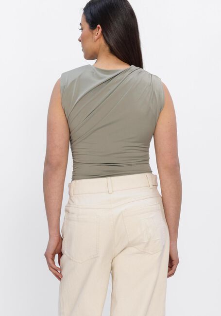 Groene ROSEMUNDE Top BILLIE SL DRAPE TOP - large
