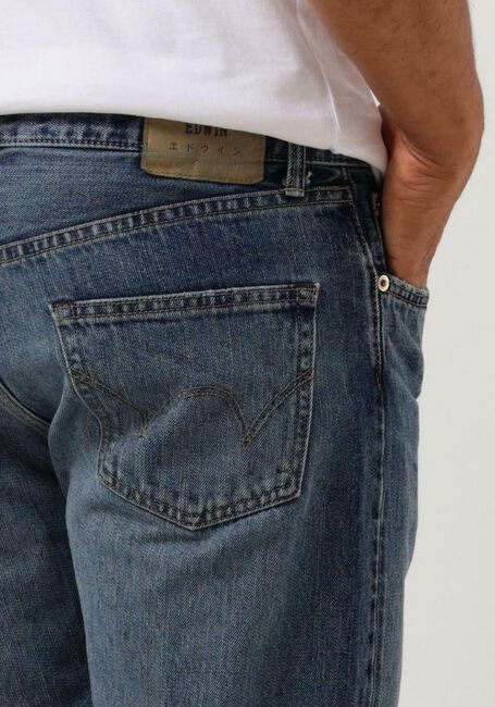 Blauwe EDWIN Straight leg jeans REGULAR TAPERED KURABO - large